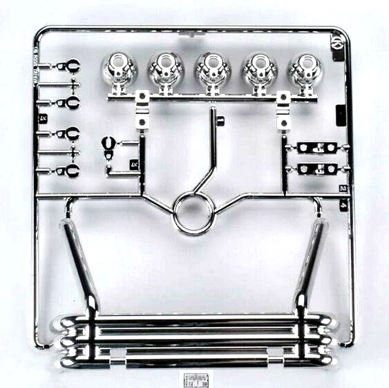 Tamiya Ford F350 Juggernaut 58415 Tundra Hi-lift 9115167 K tree Chrome Roll bar