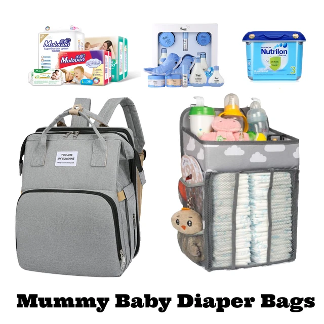 Mommy Maternity Nappy Diaper Bag Large Capacity Travel Backpack Nursing Organize