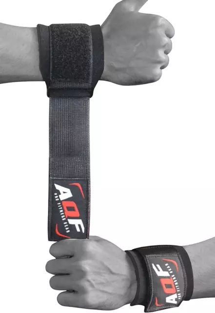 AQF Wrist Brace Support Gym Straps Weight Lifting wrap neoprene