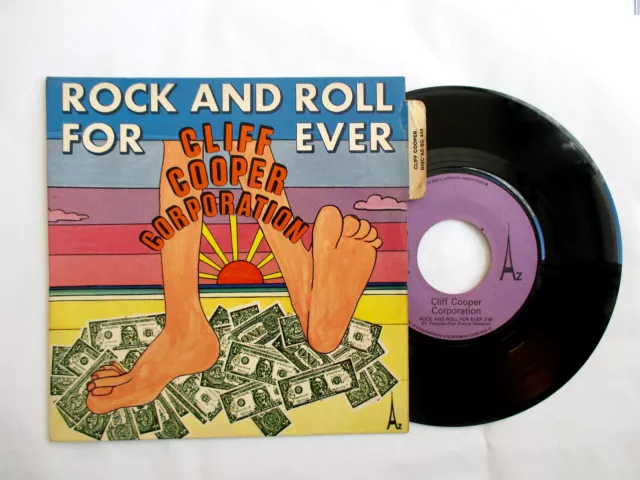 Vinyle 45T Cliff Cooper Corporation - Rock And Roll For Ever. All My Life