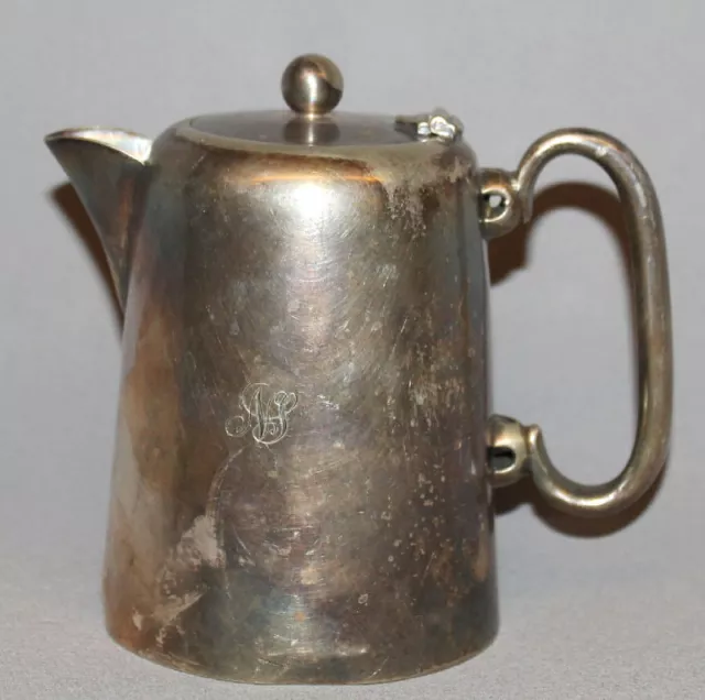 Vintage European Epns Silver Plated Milk Cream  Pitcher Jug