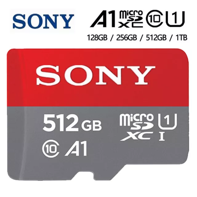 Sony micro SD XC Speicherkarte Memory Card 512GB 100MB/s