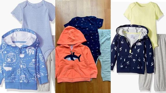 NWT Carter's baby-boys 3Pcs Cardigan Sets Size 24 Months