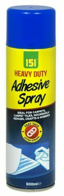 Adhesive Spray Contact Glue Heavy Duty Mount Tape DIY Fabric Upholstery Carpet