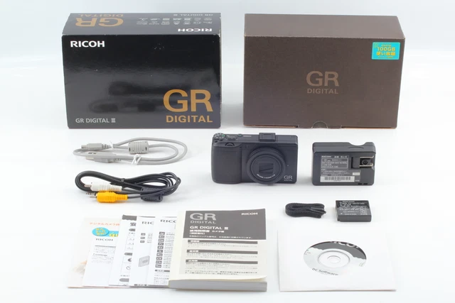 [Near MINT in Box ] Ricoh GR Digital III 10.0MP Camera 6.0mm f1.9 From JAPAN
