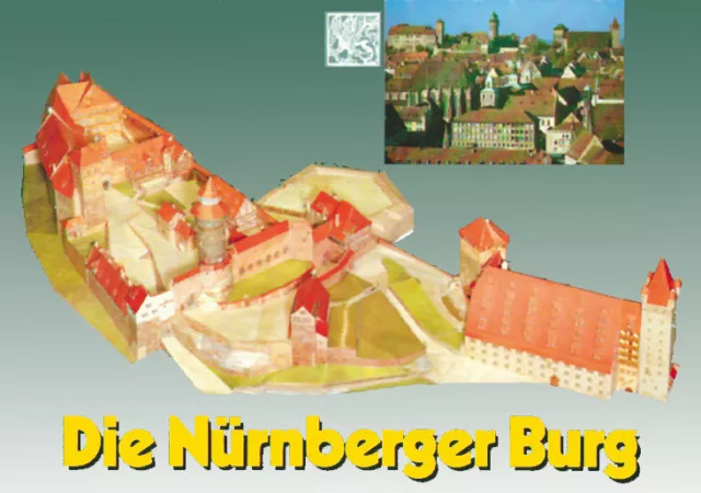 Kartonmodell Nürnberger Burg 1:250 Altstadtfreunde Nürnberg