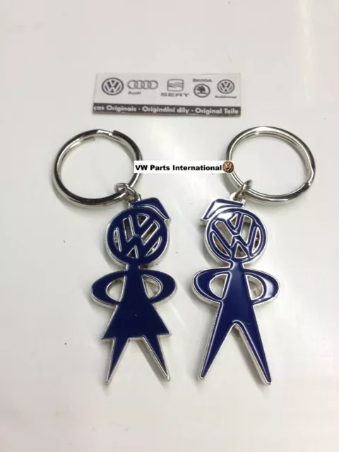 GENUINE MR & MRS VW Bobble Head Keyring Volkswagen Fans Lovers Birthday Gift  £16.49 - PicClick UK