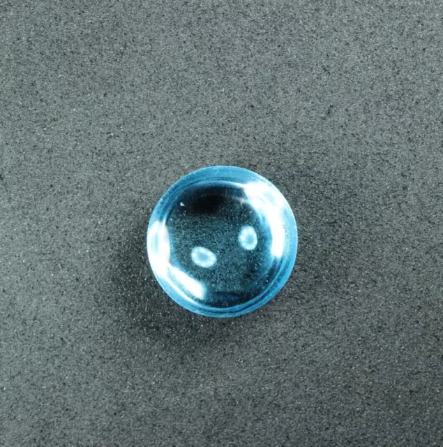 TOPAZIO AZZURRO TAGLIO CABOCHON Ø 16mm 20,20ct PIETRA PREZIOSA LOOSE STONE