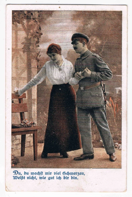 Künstler AK. 1.WK. Fotokarte, Res.Inft. Regt. 440 Feldpost 23. 1. 18
