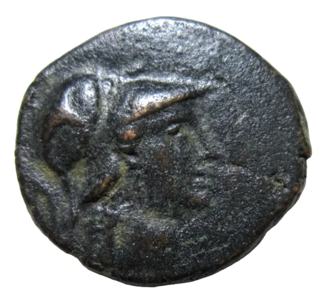 Mysia, Pergamon. Ae 20, Circa 2Nd Century Bc. Athena/ Trophy.