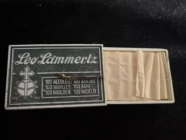 LAMMAMERTZ 16X87 Talla 120/19 Agujas para Máquina Coser Caja 100 Piezas