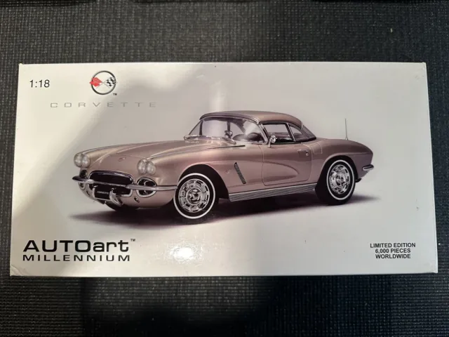 1:18 Autoart 1962 Chevy Corvette Fawn Beige Limited Edition