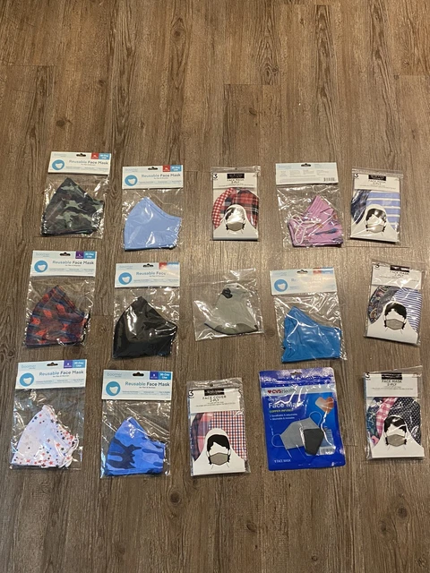 Washable Face Mask Lot Of 50 Pcs
