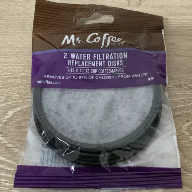 📀 Mr. Coffee 2 Water Filtration Replacement Disks (NEW)