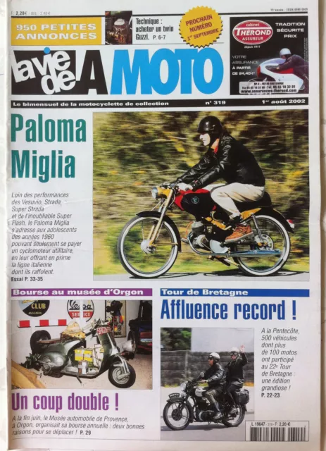 LVM - La Vie de la Moto n°319 du 1/8/2002; Paloma Miglia/ Tour de Bretagne