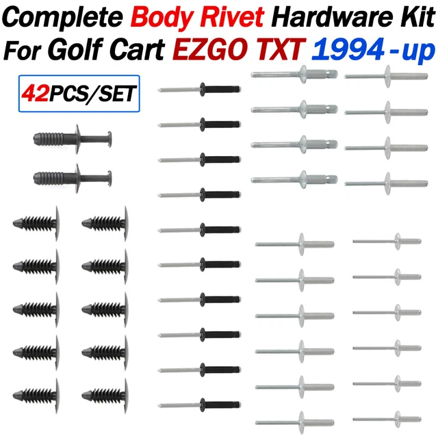 Ezgo Txt Body Rivet Kit