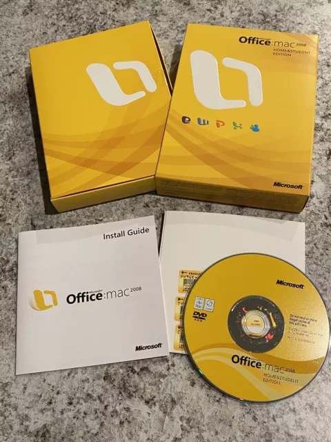 Microsoft Office 2008 Home & Student Edition for Mac Inv#X18