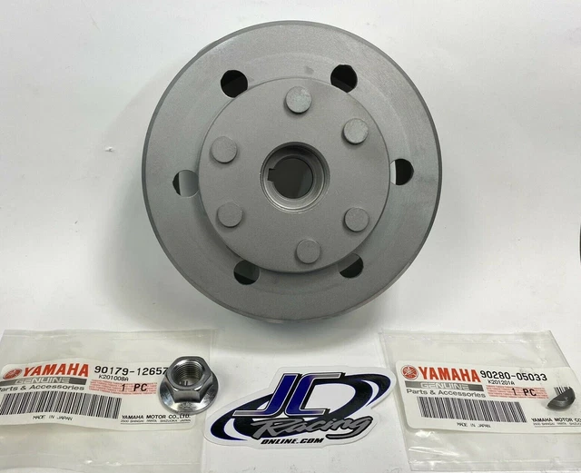 CNC LIGHTENED / Balanced Yamaha Banshee Flywheel New OEM Nut & Key