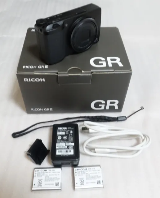 "Mint++" Ricoh GR III Digital Camera Black 3600 Shots
