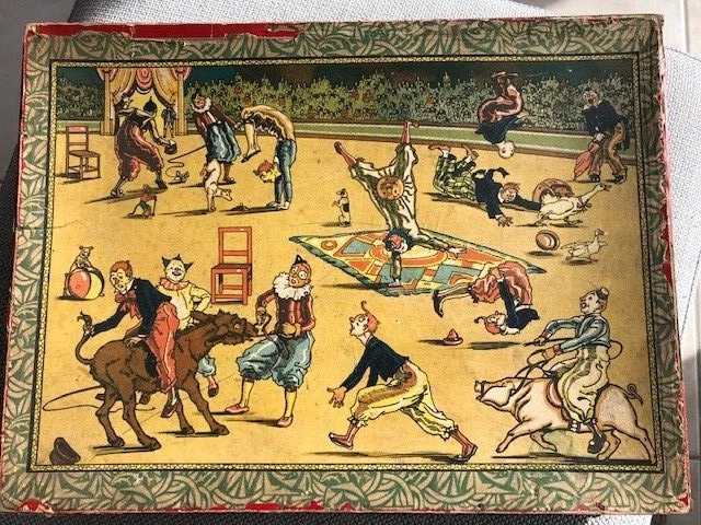 Jeu De Pliage Cirque PINDER – Reproduction Carton Colorisé – Années 1960 – France