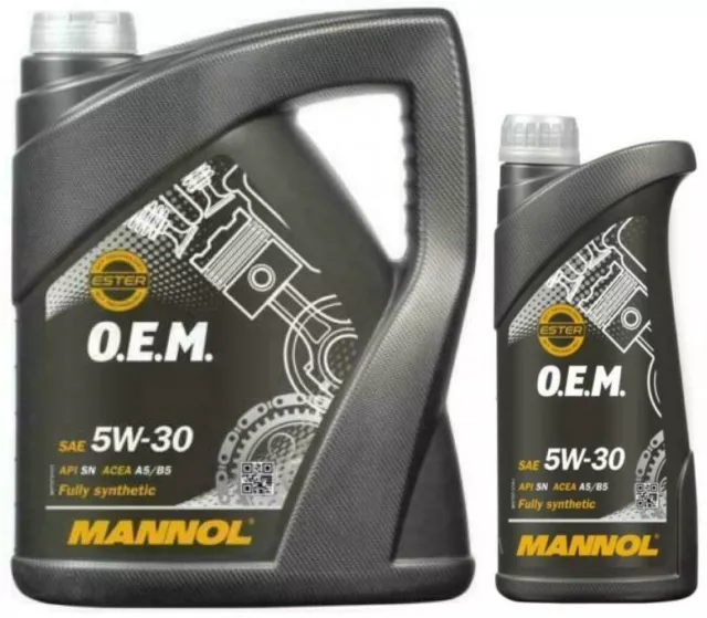 MANNOL OEM FORD Volvo 5W30 A5 B5 Fully Synthetic Engine Oil, WSSM2C913D  £12.69 - PicClick UK