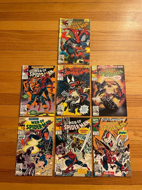 Web of Spider-Man #91 #92 #93 #94 #95 #96 #97 Marvel Comics 1992 &