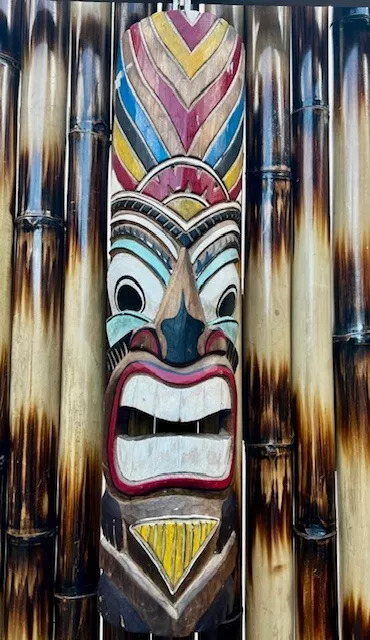 Totem - Maske -  Original Little Big Horn -  Dekoration Indianer-Deko