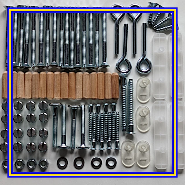 IKEA STUVA COT Bed Crib pack, Complete Set of Parts/ Pack/ Kit/ Fixings