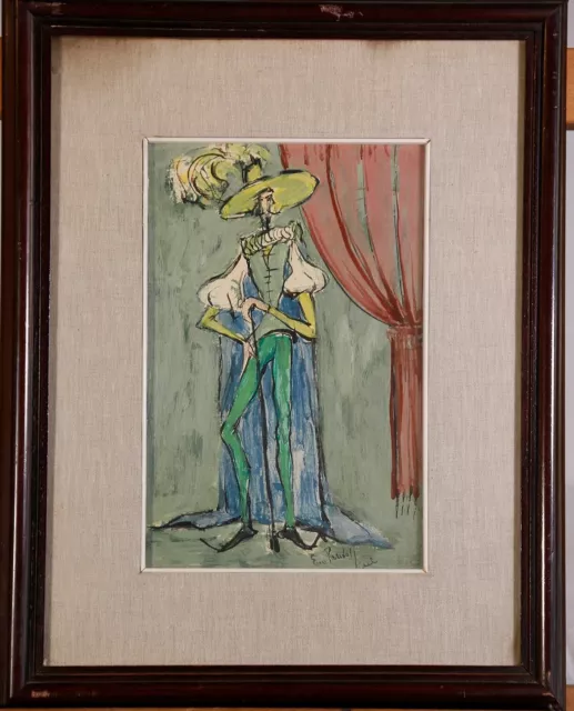 Emanuele Pandolfini (Palermo 1929) bellissimo dipinto anni 80 Vendita No Profit