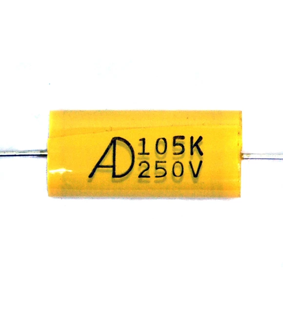 ARCOTRONICS,CONDENSATORE POLIESTERE,1uF 250V - Foto 9