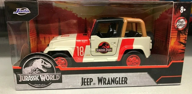 JURASSIC PARK JEEP Wrangler Jada Diecast Collectable Scale 1:32 $32.99 ...