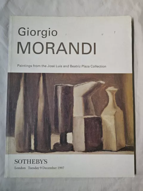 Sotheby's Giorgio Morandi art catalogue plaza collection dec97