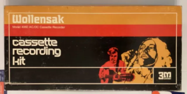 WOLLENSAK TAPE DECK 3M Model 4775 Cassette Player Deck Vintage Wood $114.02  - PicClick