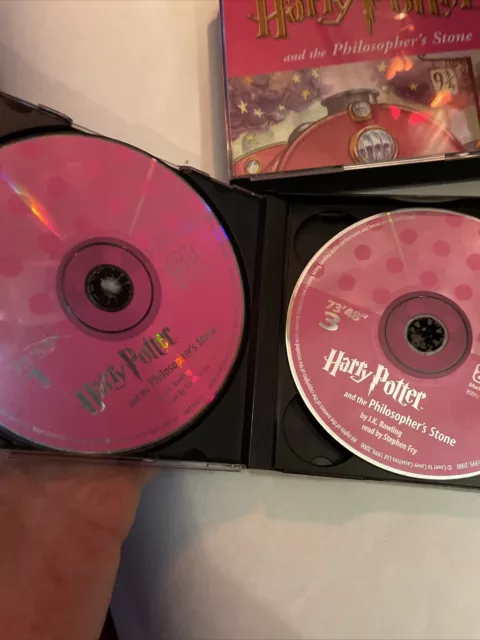 Harry Potter Audio Book Philosophers Stone on7  CDs Stephen FRY BBC 2000 2