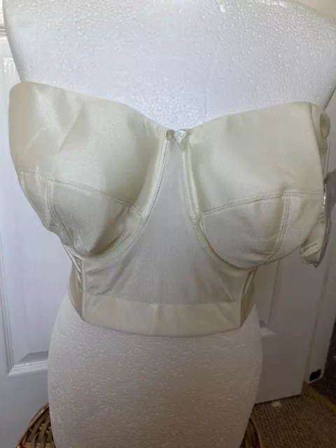PANACHE SPECIAL OCCASIONS Ivory Backless Bustier 32G Bridal Lingerie BNWT  £18.00 - PicClick UK