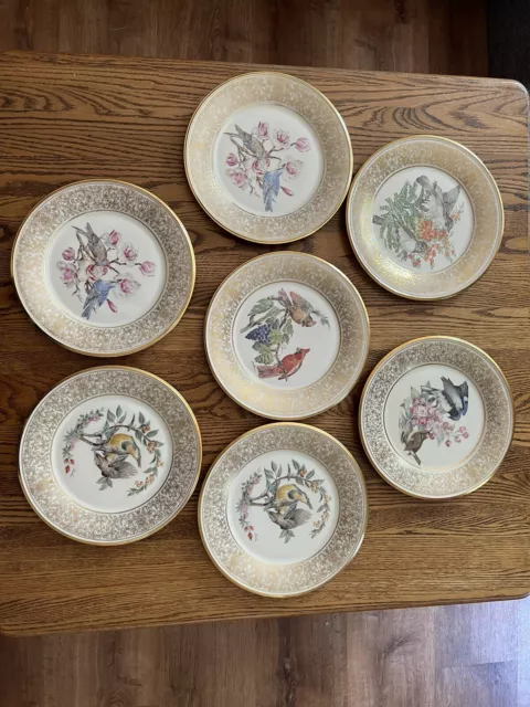 7 Lenox Limited Edition Boehm Bird Plates