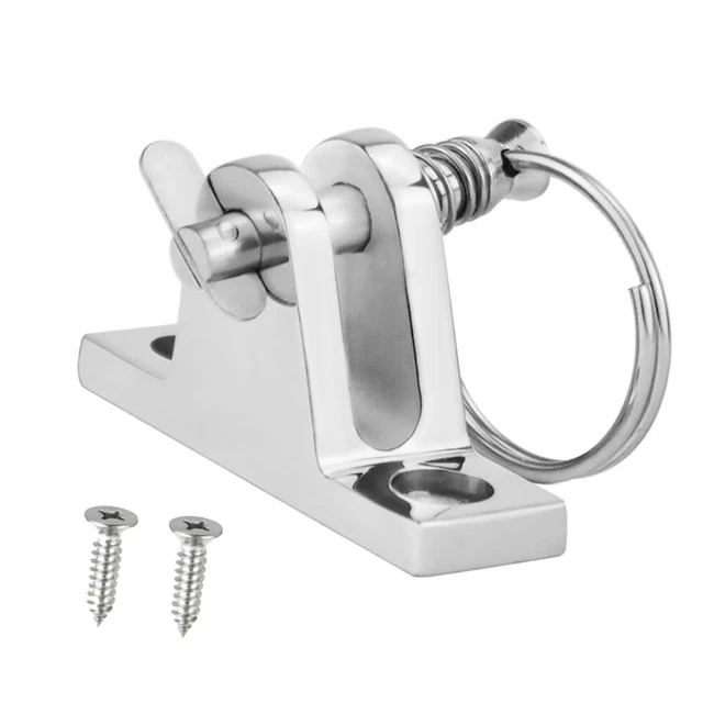 Cerniera Per Barche In Acciaio Inox Con Perno Rimovibile - Accessorio Per Portelle E Yacht - Foto 3