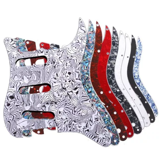 Pickguard mit 11 Löchern für Stratocaster Gitarren in verschiedenen Farben