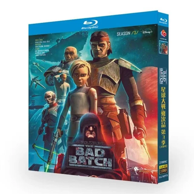 STAR WARS THE Bad Batch Season 3 (2024) Bluray TV Series BD 2 Disc All Region EUR 24,61
