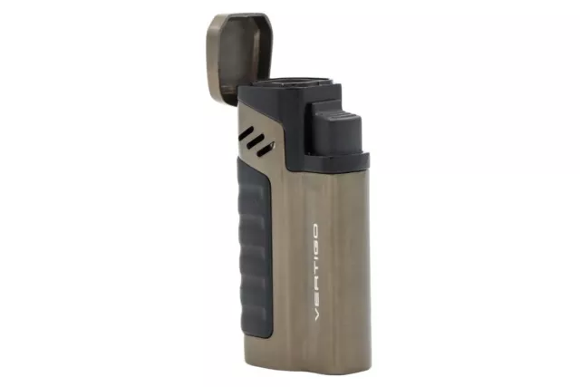 Vertigo Renegade Quad Torch Cigar Lighter - Gunmetal