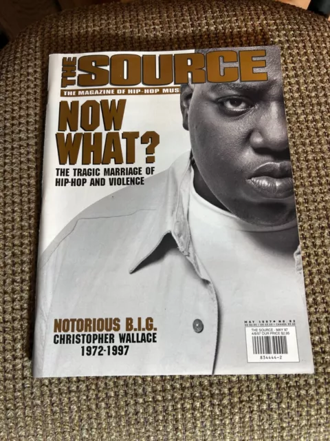 THE SOURCE MAGAZINE May 1997 Notorious B. I. G. Biggie Smalls Death Hip ...