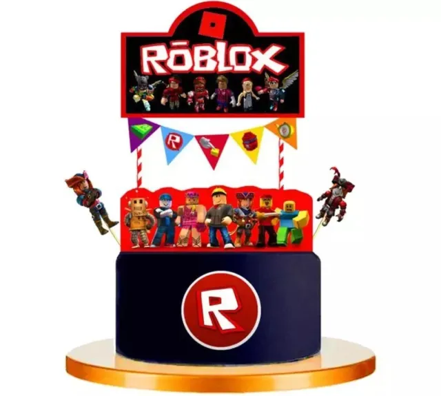 Roblox Birthday Cake Topper Cupcake Toppers Decoration Picks