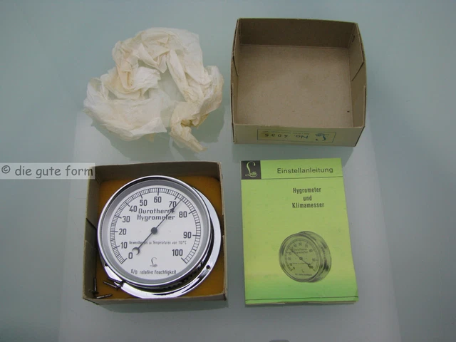 LUFFT - - - Durotherm - Hygrometer - in Originalverpackung, unbenutzt - - - LUFFT - - - Durotherm - Hygrometer - in Originalverpackung, unbenutzt - - -