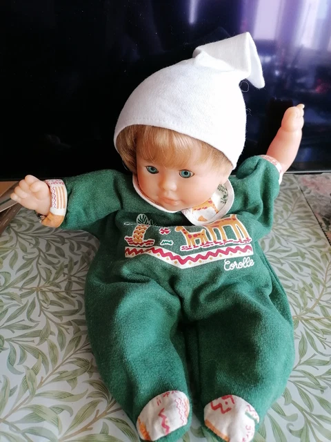 Bébé Corolle poupon mini câlin 20 cm France 1996 Yeux Dormeur