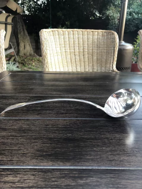 Sterling Extra Large, Massive, Antque Huge English Sterling Silver Soup Ladle