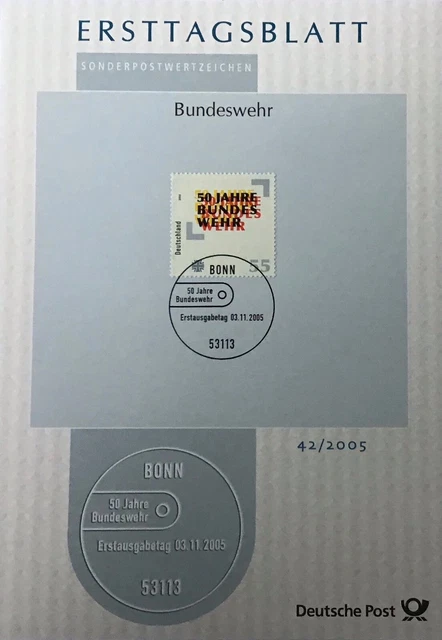 ETB 42/2005 - Mi.-Nr. 2497 - 50 Jahre Bundeswehr