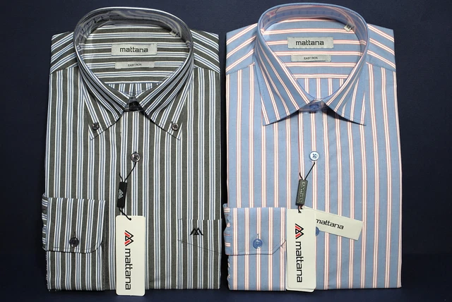 Camicia collo button-down - garza di cotone bianco