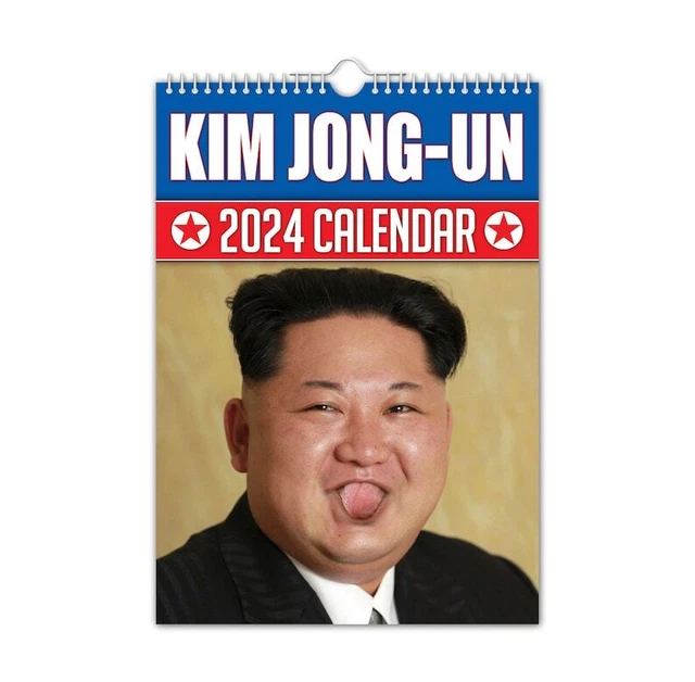 KIM JONGUN 2024 Wal Calendar , Funny Kim JongUn Wall Calendar 2024