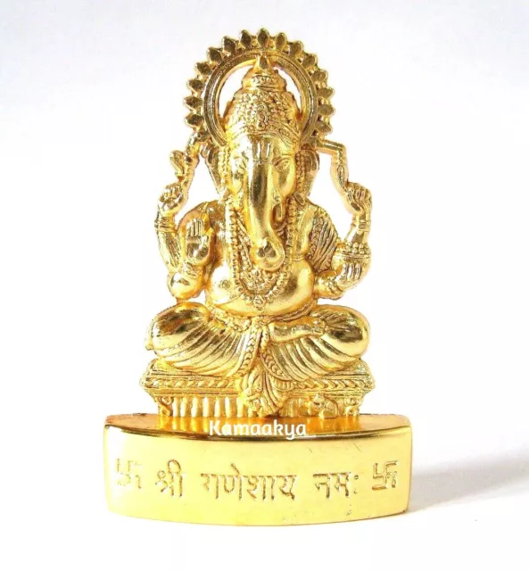 Ganesha Statue Hindu God Ganesh Lord Elephant Figurine Pooja Sculpture Idol