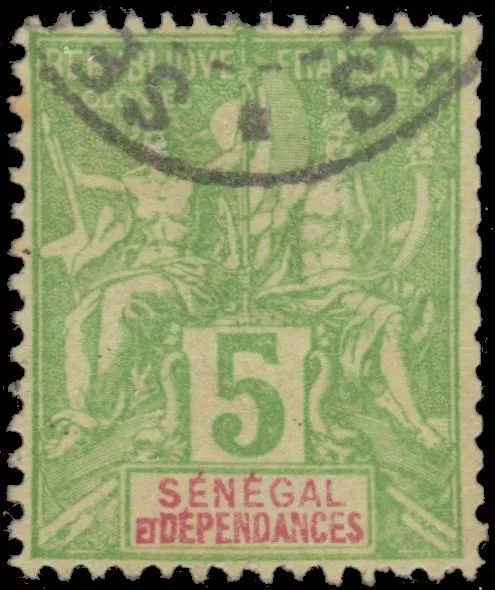 SENEGAL 39 - Navigation and Commerce "Keyplate" (pa88546)